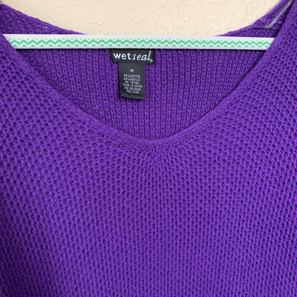 Purple Sweater by Wet Seal - Picture 2 of 4